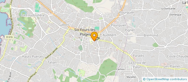 localisation de l'entreprise PROMO PRESSE à SIX-FOURS-LES-PLAGES
