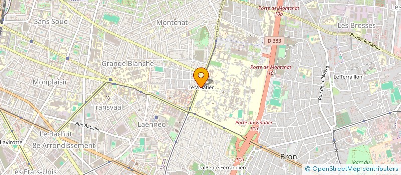 localisation de l'entreprise PROMO RECHERCHE FORMATION SANTE  BRON