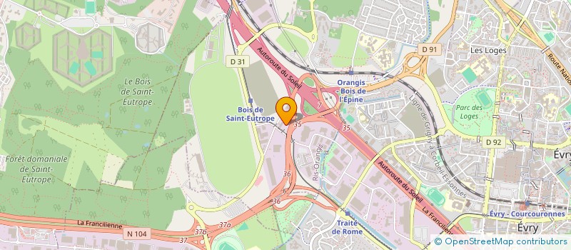 localisation de l'entreprise PROMO RENOV INVESTISSEMENT  RIS-ORANGIS