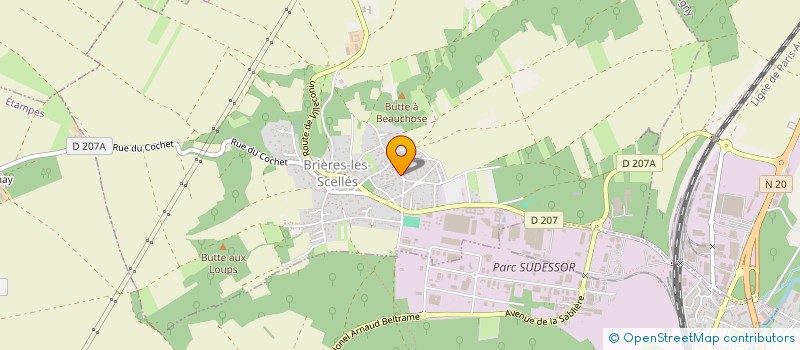 localisation de l'entreprise PROMO RESSOURCES à BRIERES-LES-SCELLES
