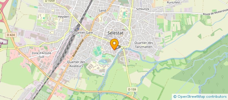 localisation de l'entreprise PROMO-RIED à SELESTAT
