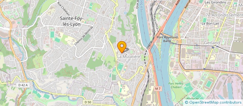 localisation de l'entreprise PROMO SERVICES RHONE ALPES  LA MULATIERE