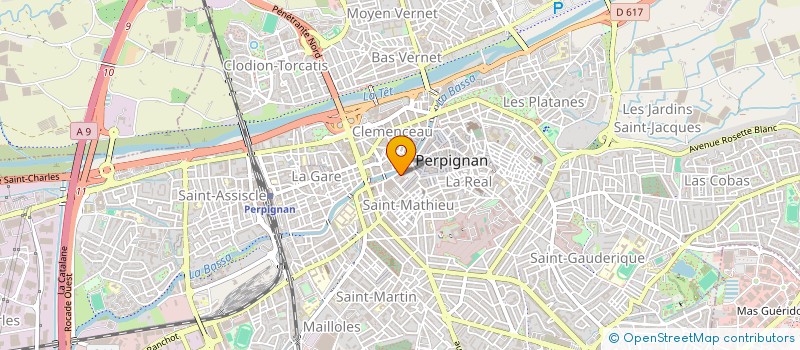 localisation de l'entreprise PROMO SIMPLIFICATIONS ADMINIST ENTREPRIS  PERPIGNAN