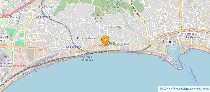 localisation de l'entreprise PROMO SOLEIL  CANNES