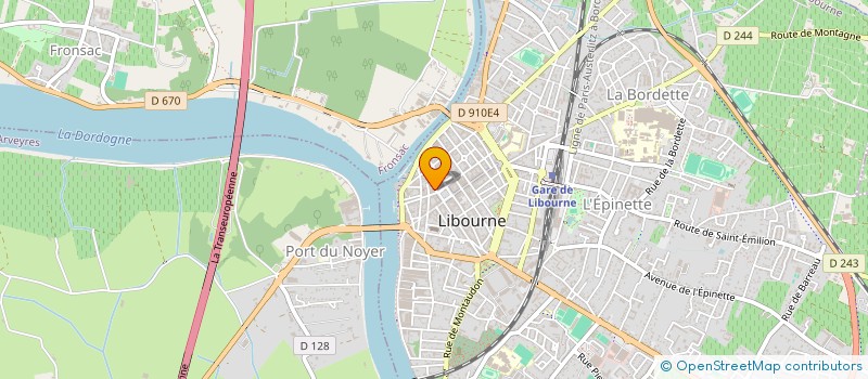 localisation de l'entreprise PROMO SPORT à LIBOURNE