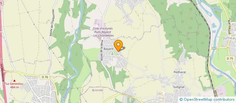 localisation de l'entreprise PROMO SPORT  BRASSAC-LES-MINES