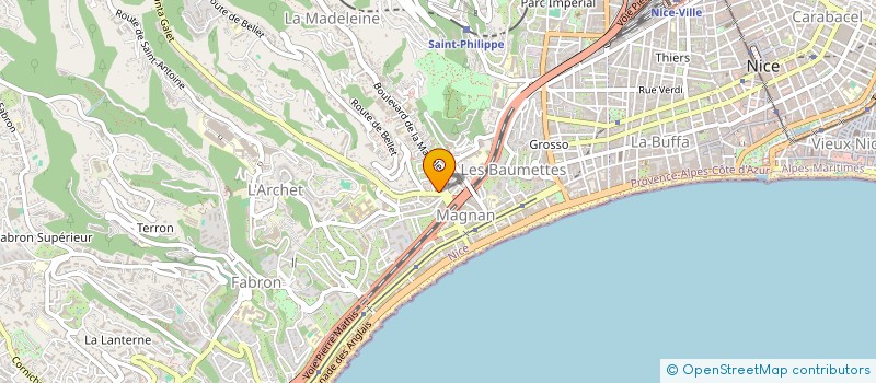 localisation de l'entreprise PROMO STAR à NICE