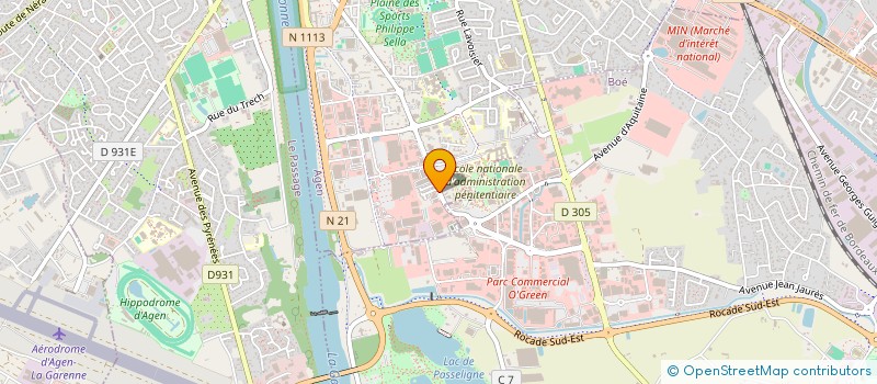 localisation de l'entreprise PROMO SUD à AGEN