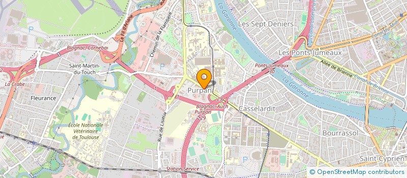 localisation de l'entreprise PROMO-TEAM  TOULOUSE