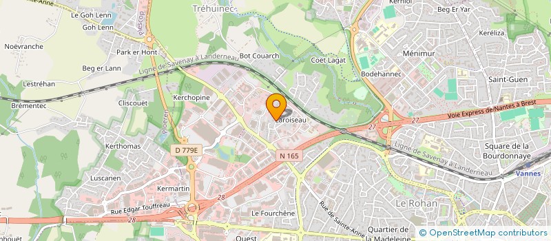 localisation de l'entreprise PROMO'TERRES à VANNES