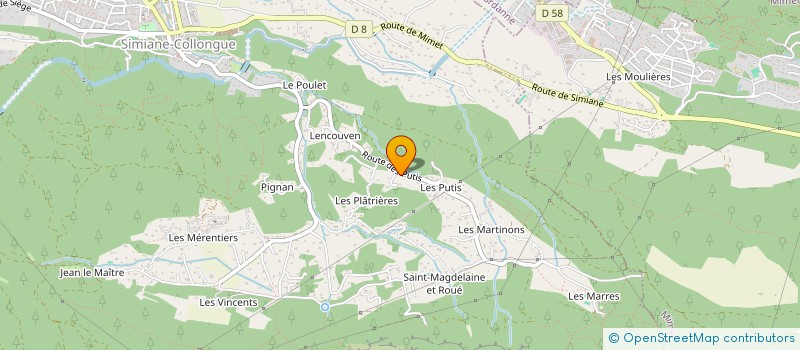 localisation de l'entreprise PROMO TRANS TP  SIMIANE-COLLONGUE