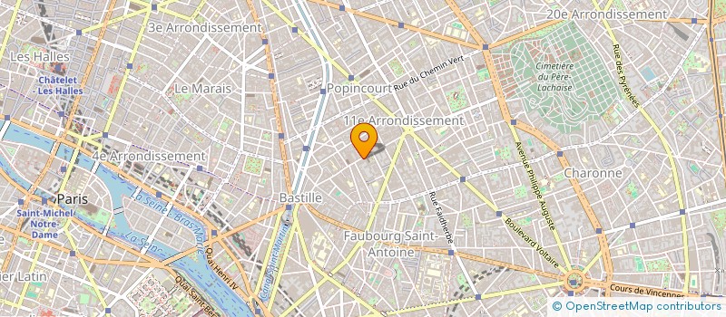 localisation de l'entreprise PROMO U.N. à PARIS