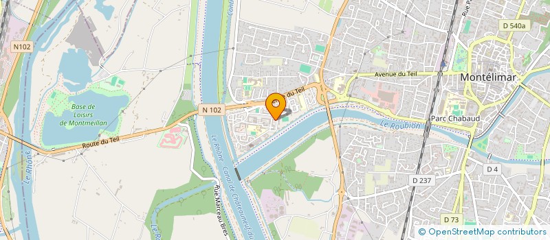 localisation de l'entreprise PROMO VIANDE  MONTELIMAR