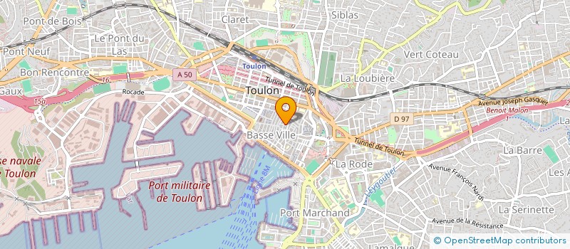 localisation de l'entreprise PROMO VIANDES DISTRIBUTION à TOULON