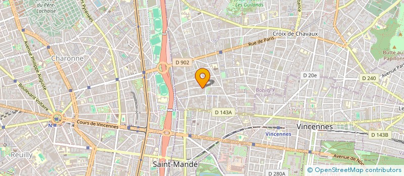 localisation de l'entreprise PROMO WORLD EUROPE à MONTREUIL