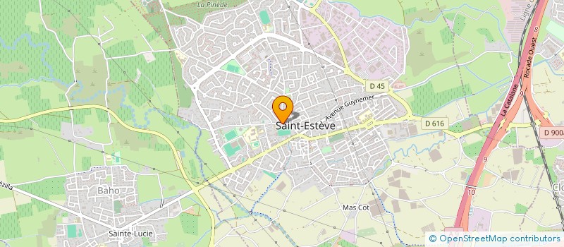 localisation de l'entreprise PROMO XIII  SAINT-ESTEVE