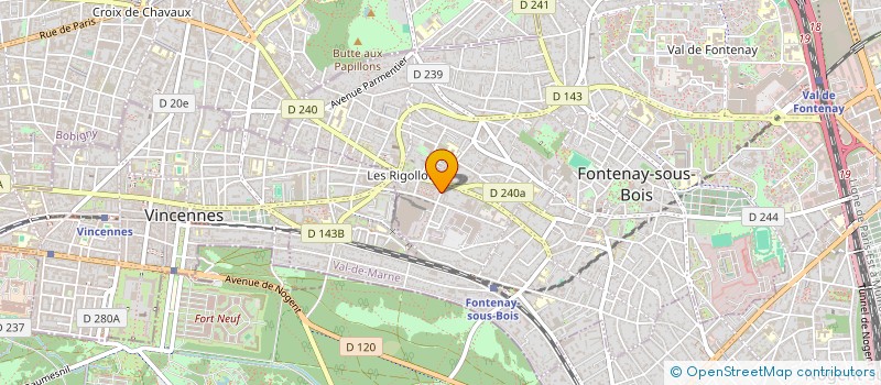 localisation de l'entreprise PROMOAN à FONTENAY-SOUS-BOIS