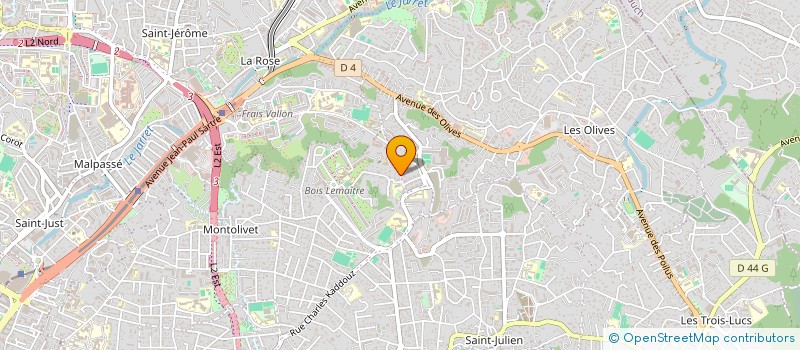 localisation de l'entreprise PROMOART PRODUCTIONS  MARSEILLE