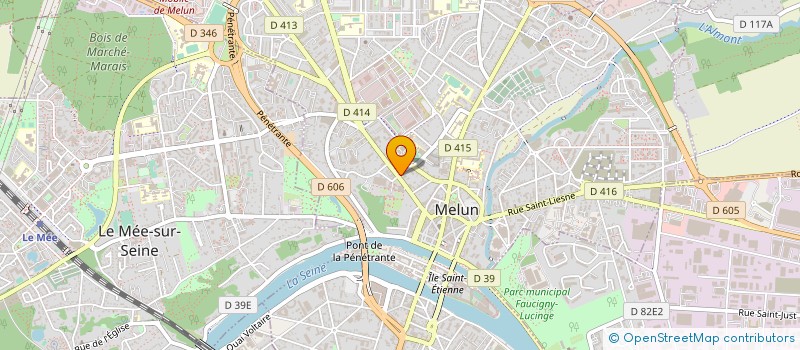 localisation de l'entreprise PROMOBAT à MELUN
