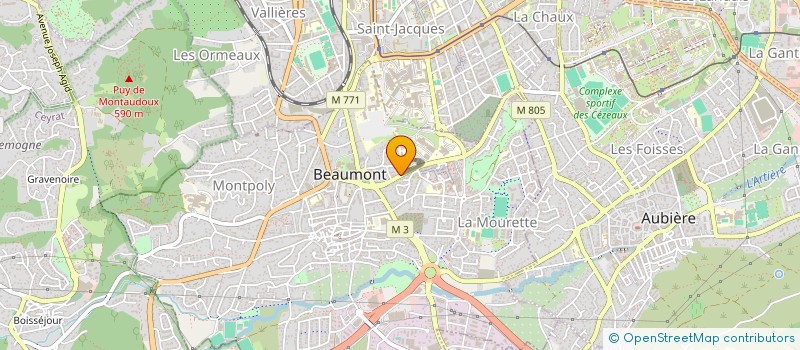 localisation de l'entreprise PROMOBAT à BEAUMONT