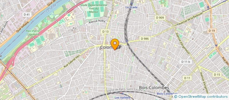 localisation de l'entreprise PROMOBAT à COLOMBES