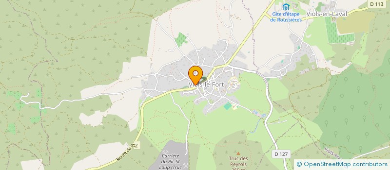 localisation de l'entreprise PROMOBAT SUD à VIOLS-LE-FORT