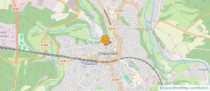 localisation de l'entreprise PROMOBOIS 52 à CHAUMONT
