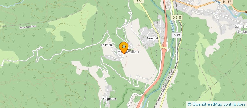 localisation de l'entreprise PROMOBOIS RESTAURATION à LOUBIERES