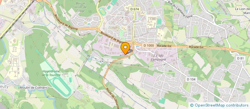 localisation de l'entreprise PROMOBURO à ANGOULEME