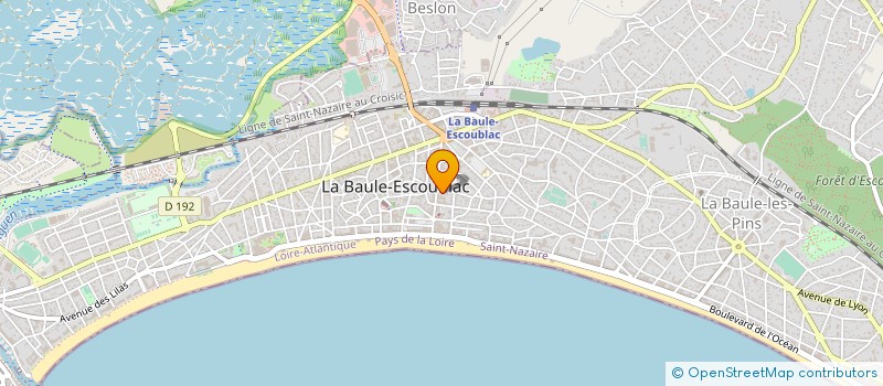 localisation de l'entreprise PROMOCEAN  LA BAULE-ESCOUBLAC