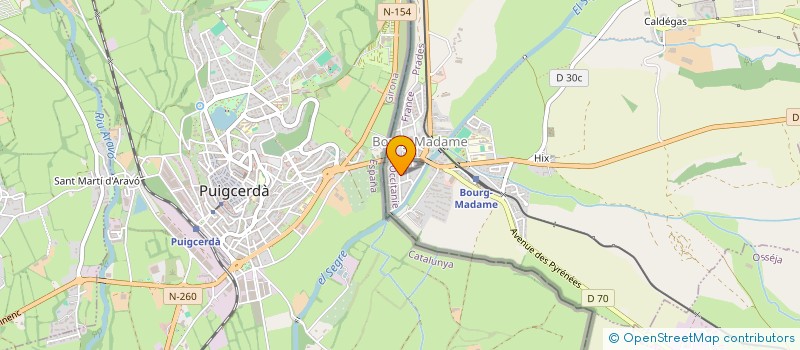 localisation de l'entreprise PROMOCIONS LA GUINGUETA SARL  BOURG-MADAME