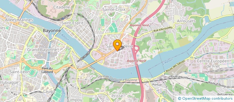 localisation de l'entreprise PROMOCIS à BAYONNE