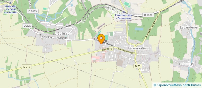 localisation de l'entreprise PROMOCONCEPT  FAREMOUTIERS