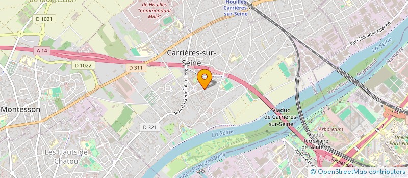 localisation de l'entreprise PROMOCOR SERVICES  CARRIERES-SUR-SEINE