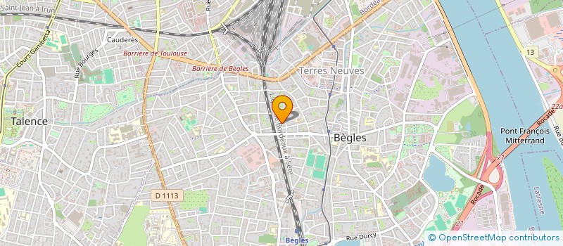 localisation de l'entreprise PROMOCREA à BEGLES
