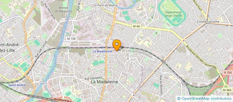 localisation de l'entreprise PROMOD à MARCQ-EN-BAROEUL