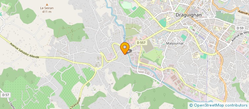 localisation de l'entreprise PROMODELLE  DRAGUIGNAN