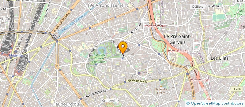 localisation de l'entreprise PROMODISLIEGE à PARIS