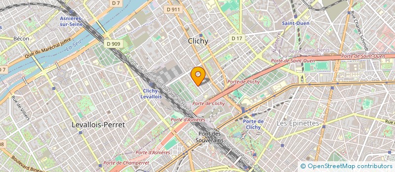 localisation de l'entreprise PROMODUS à CLICHY