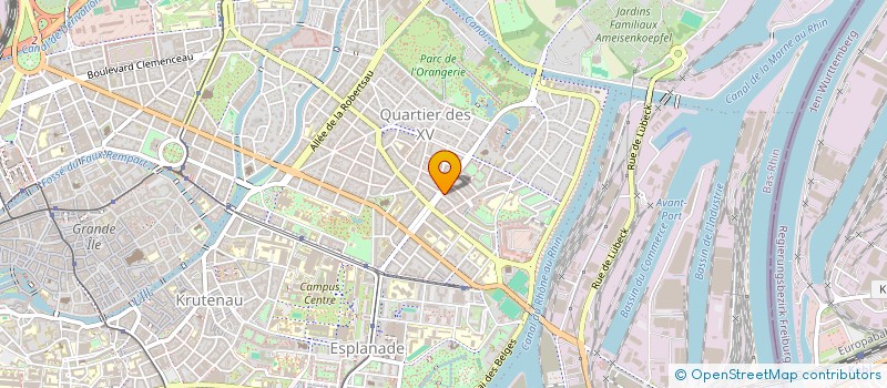 localisation de l'entreprise PROMODYM 67 à STRASBOURG