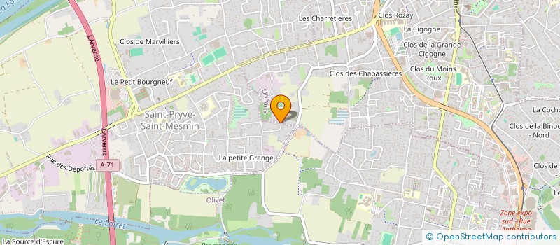 localisation de l'entreprise PROMOFI( DE LA MAITRISE DES SCIENCES ET TECHNIQUES DE LA FINANCE) à ORLEANS