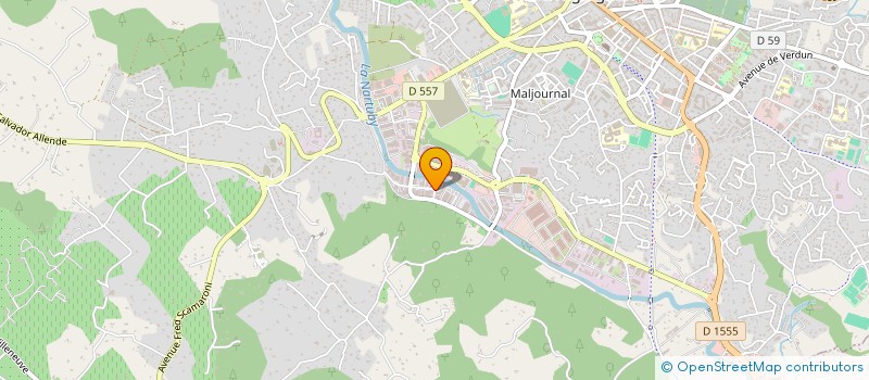 localisation de l'entreprise PROMOFLORA à DRAGUIGNAN