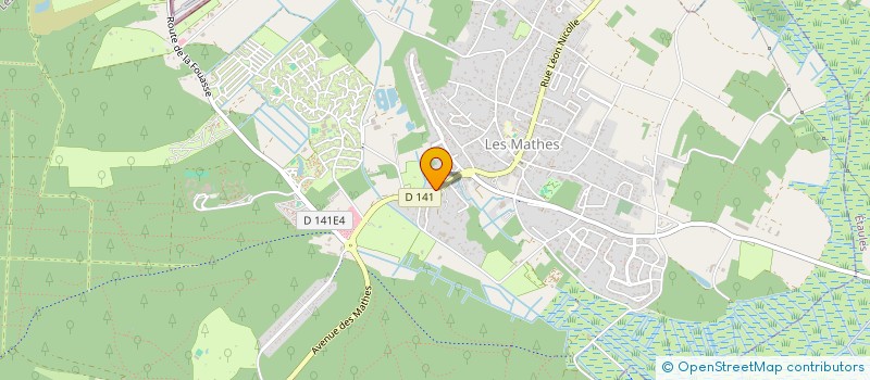 localisation de l'entreprise PROMOFOR à LES MATHES