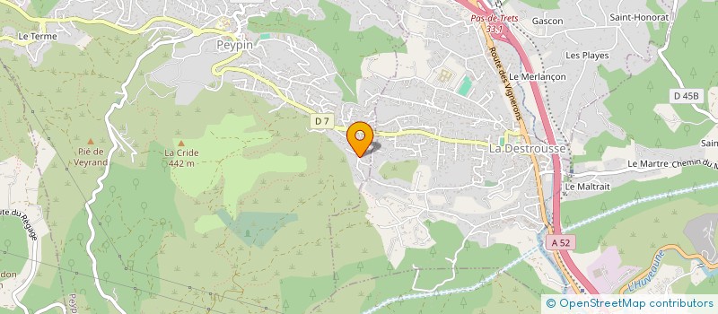 localisation de l'entreprise PROMOGEST  PEYPIN