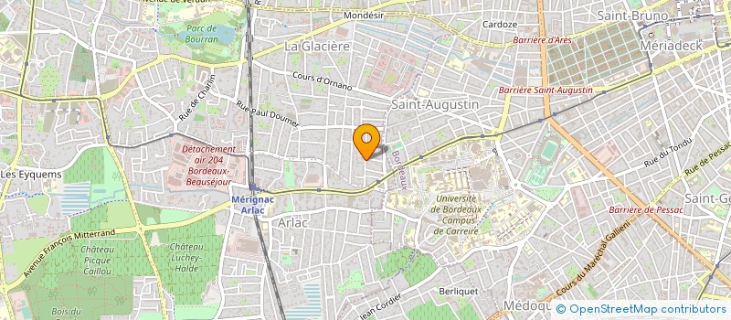 localisation de l'entreprise PROMOGESTIM GROUPE  MERIGNAC