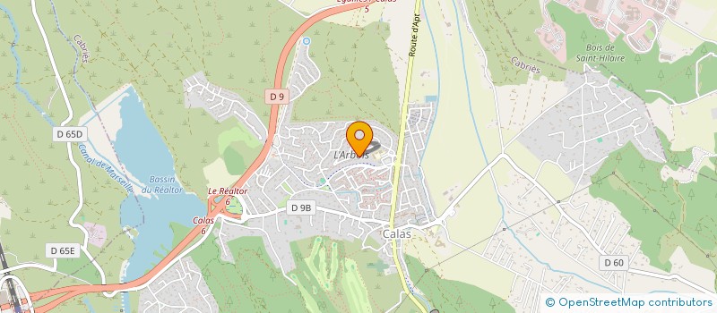 localisation de l'entreprise PROMOGIA  CABRIES