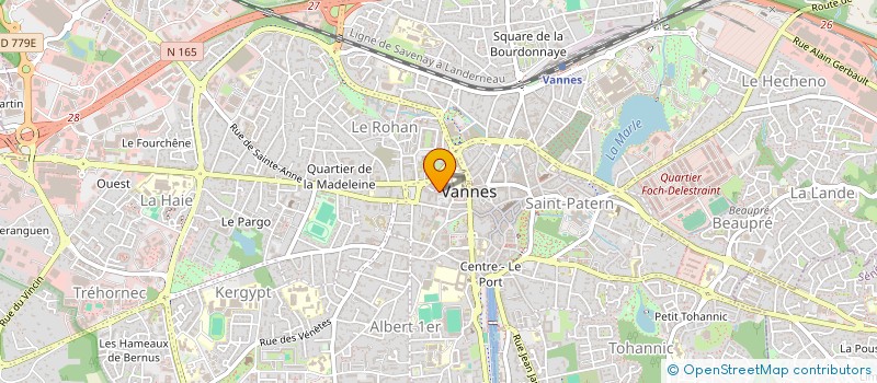 localisation de l'entreprise PROMOGOLFE  ELVEN