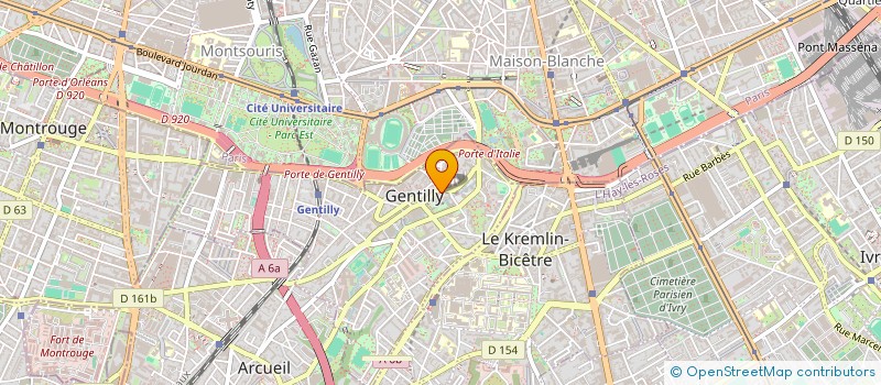 localisation de l'entreprise PROMOGOSPEL SAS à GENTILLY