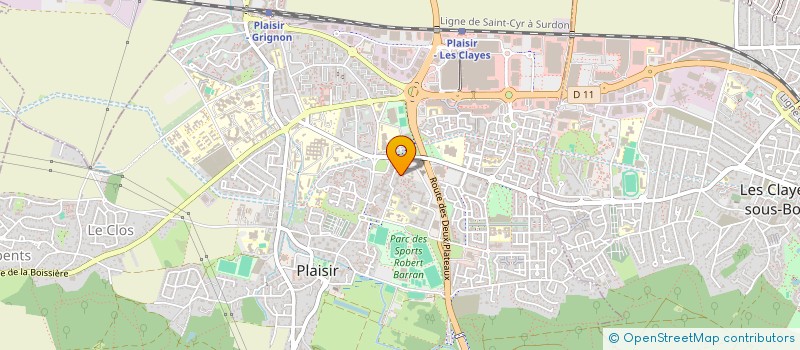 localisation de l'entreprise PROMOGUL  PLAISIR