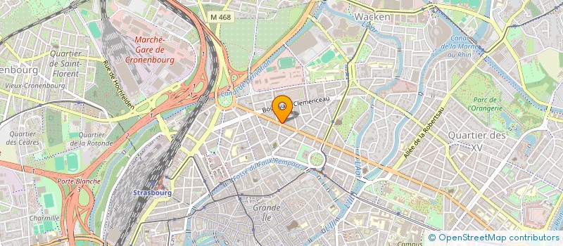localisation de l'entreprise PROMOJAZZ à STRASBOURG